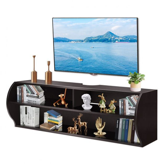 Revolutionizing Entertainment with our Wall-Mounted Floating Cabinet Media Center"