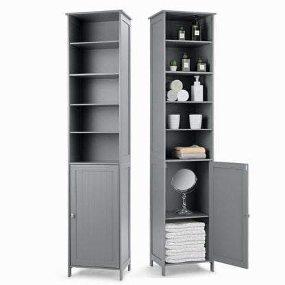Tall Freestanding 7-Tier Storage Cabinet