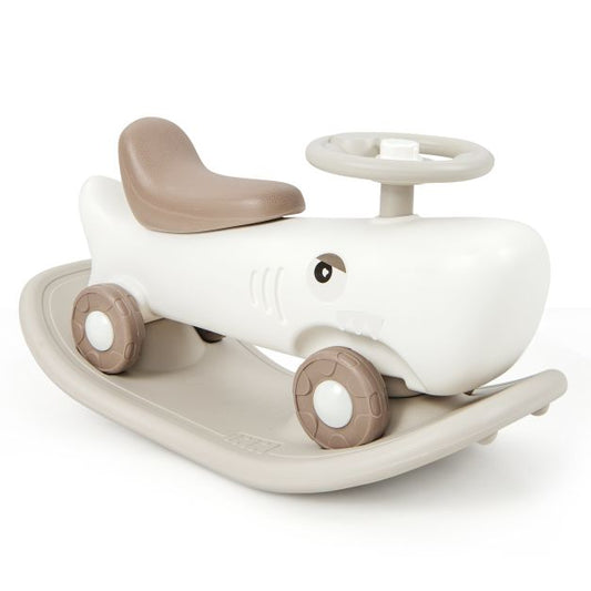 Versatile 3-in-1 Kids Rocking Horse and Sliding Car for Play Indoors and Outdoors