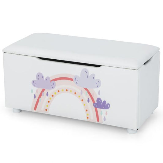 Upholstered Toy Storage Box Perfect for Kids' Bedrooms, Nurseries, and Playrooms