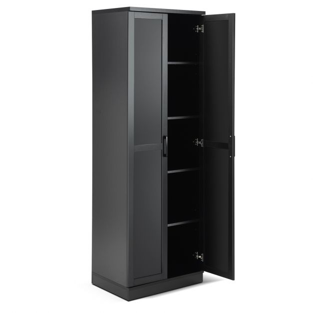 Wooden Storage Cabinet with 2 Doors and Adjustable Shelves ChatGPT