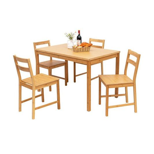 5-Piece Dining Room with Anti-Skid Foot Pads