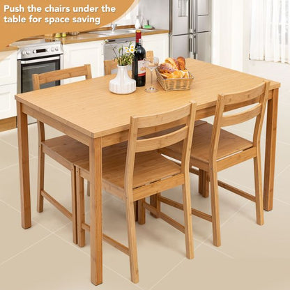 5-Piece Dining Room with Anti-Skid Foot Pads