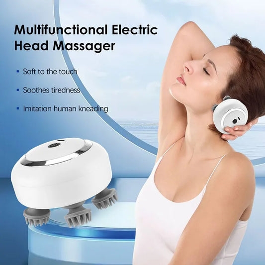 Multi Claw Electric Massager - Deep Tissue Head, Shoulder, Leg & Neck Kneading Vibrator