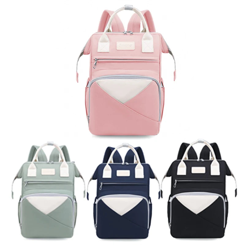 Mommy Diaper Bag Backpack with Changing Mat