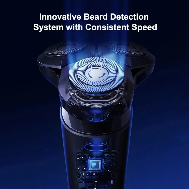 Xiaomi Mijia Electric Shaver S700: Portable Flex Razor, 3-Head Shaving, IPX7 Waterproof, Washable Beard Trimmer Cutter - 30-Day Grooming Solution!