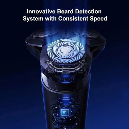 Xiaomi Mijia Electric Shaver S700: Portable Flex Razor, 3-Head Shaving, IPX7 Waterproof, Washable Beard Trimmer Cutter - 30-Day Grooming Solution!
