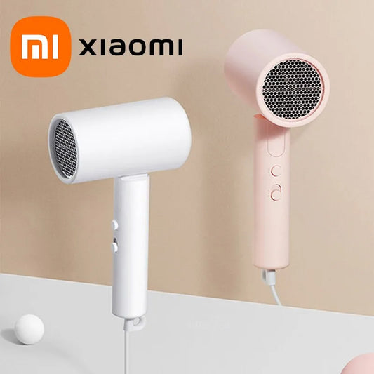 XIAOMI MIJIA Portable Anion Hair Dryer H101 - Quick Dry Professional Foldable 1600W with 50 Million Negative Ions for Home and Travel Hair Care