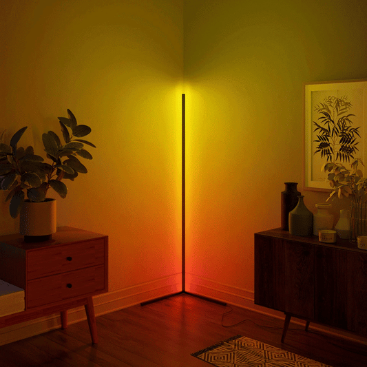 Modern RGB corner floor light