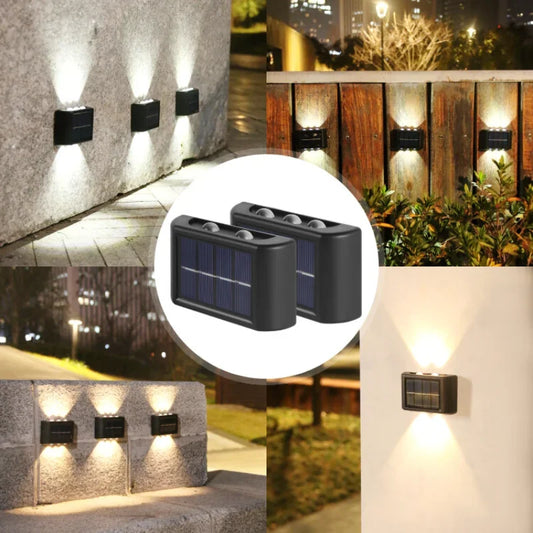LED Solar Light Waterproof Wall Lamp