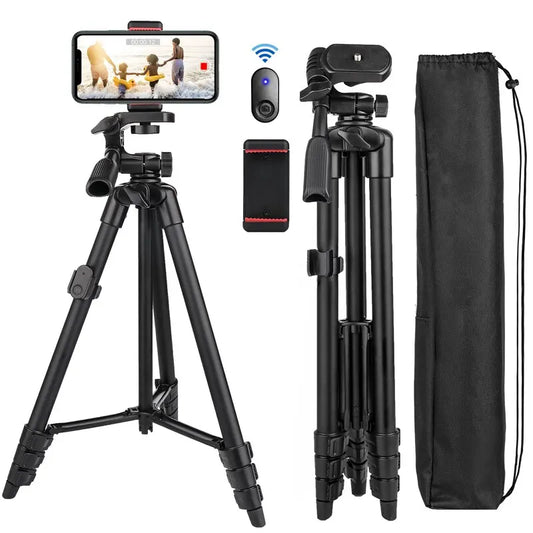 3560 Phone Tripod 140cm Professional Video Recording Camera Photography Stand for Xiaomi HUAWEI iPhone Gopro with Selfie Remote