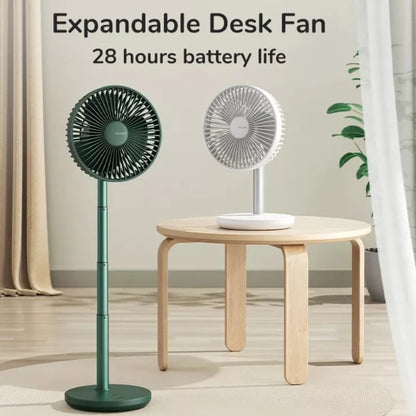 Portable Freeze Fan – 5 Speed Rechargeable Desk Fan with 8000mAh Battery and Silent Operation