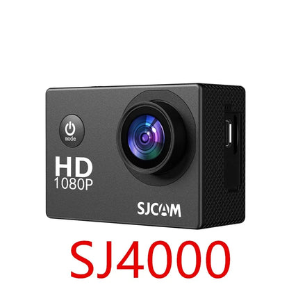 Capture Your Adventures with the SJCAM SJ4000 Dual Screen 4K Action Camera - Waterproof, Anti-Shake, HD Video for Motorcycle, Bicycle, Helmet Sports