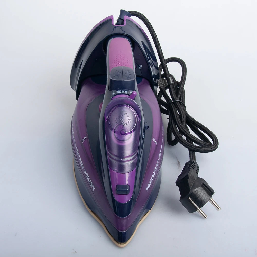 Steam Iron with Non-Stick Soleplate, 2400W - Ideal for Clothes and Fabric