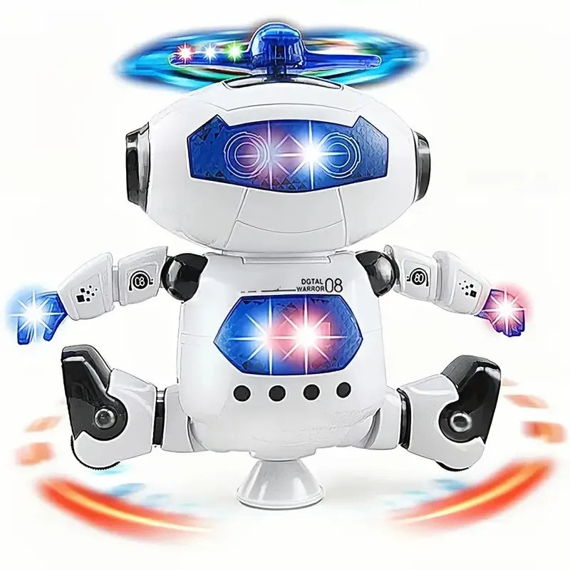 LED Dancing Robot Toy: Colorful Electronic Entertainment for Kids