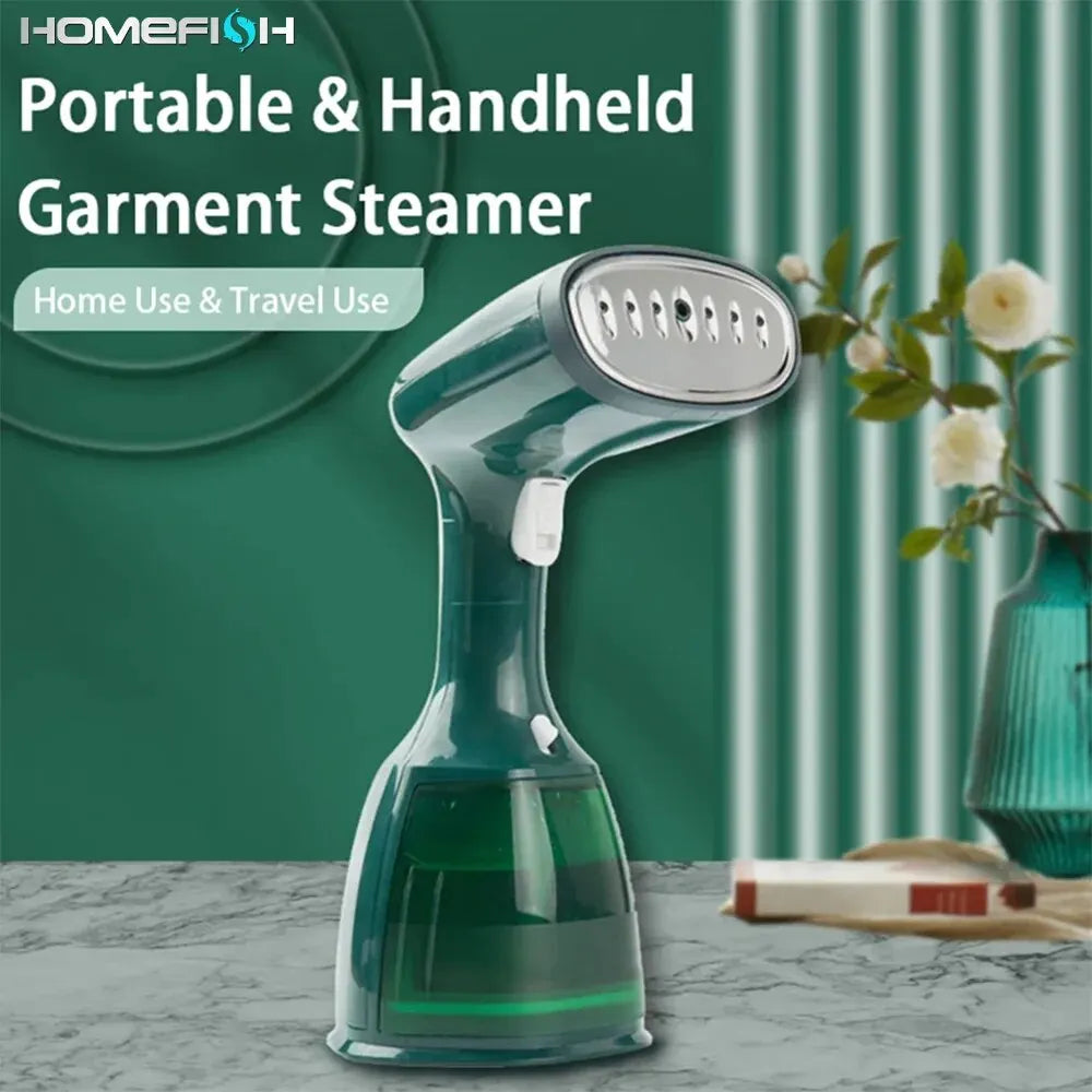 Portable Handheld Garment Steamer - 280ml, Fast Heating, Ideal for Home and Travel