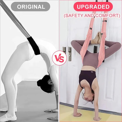 WESTTUNE Adjustable Aerial Yoga Strap - Flexible Hammock Swing for Stretching, Fitness & Gym Training