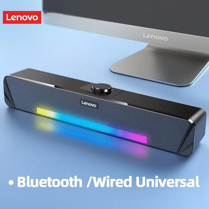 Original Lenovo TS33 Bluetooth 5.0 Professional Anti-magnetic Speaker 360° Surround Sound Speaker TV Loudspeaker