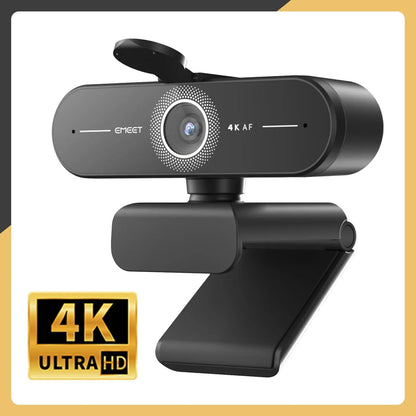 EMEET C60E 4K Webcam: Crystal Clear 1440P 2K, Autofocus USB Camera for Video Calls, Conferences, and Streaming