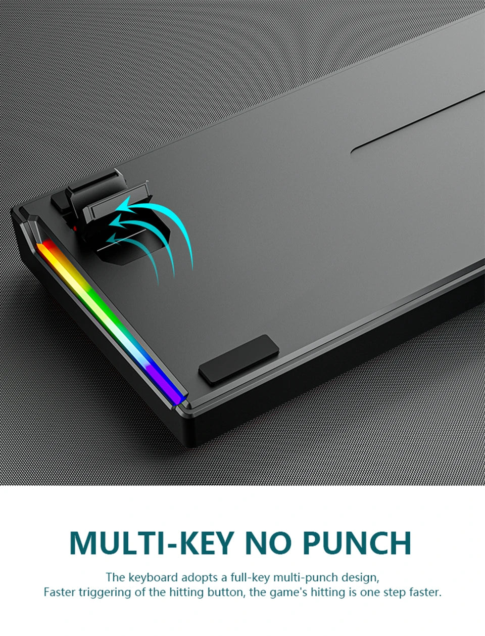 Backlit RGB Gaming Mechanical Keyboard K620 Mini