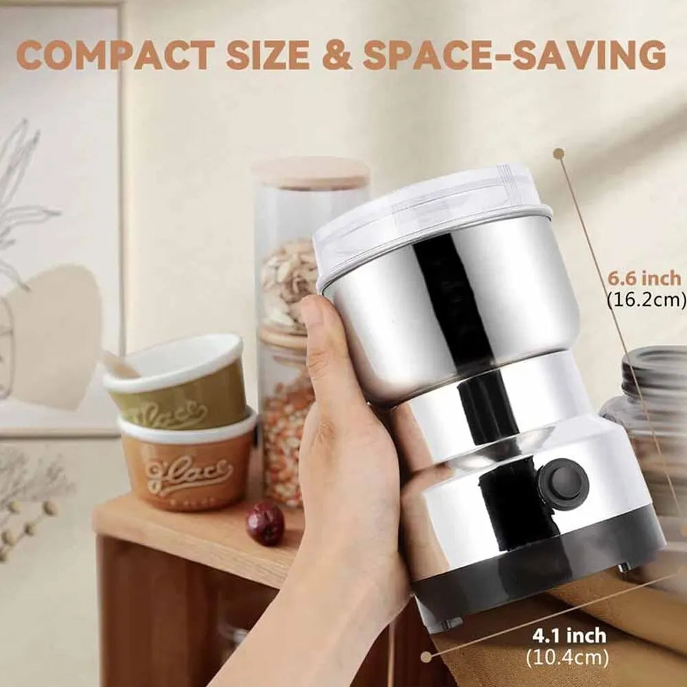 Stainless Steel Electric Coffee Bean Grinder Nut Seed Herb Grind Spice Crusher Mill Blender With 4 Blades