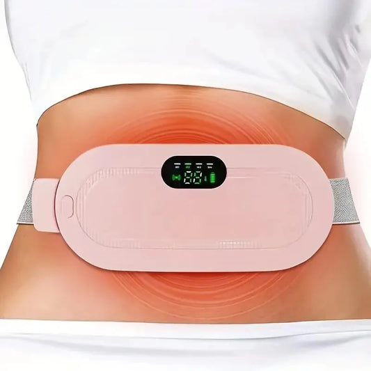 Electric Massager for Menstrual Cramps: Rechargeable USB Uterine Warm Belt