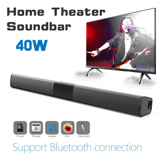 Home Theater Sound System Bluetooth Speaker | Computer Speakers for TV, Soundbar Box, Subwoofer, Radio Music Center, Boom Box Column