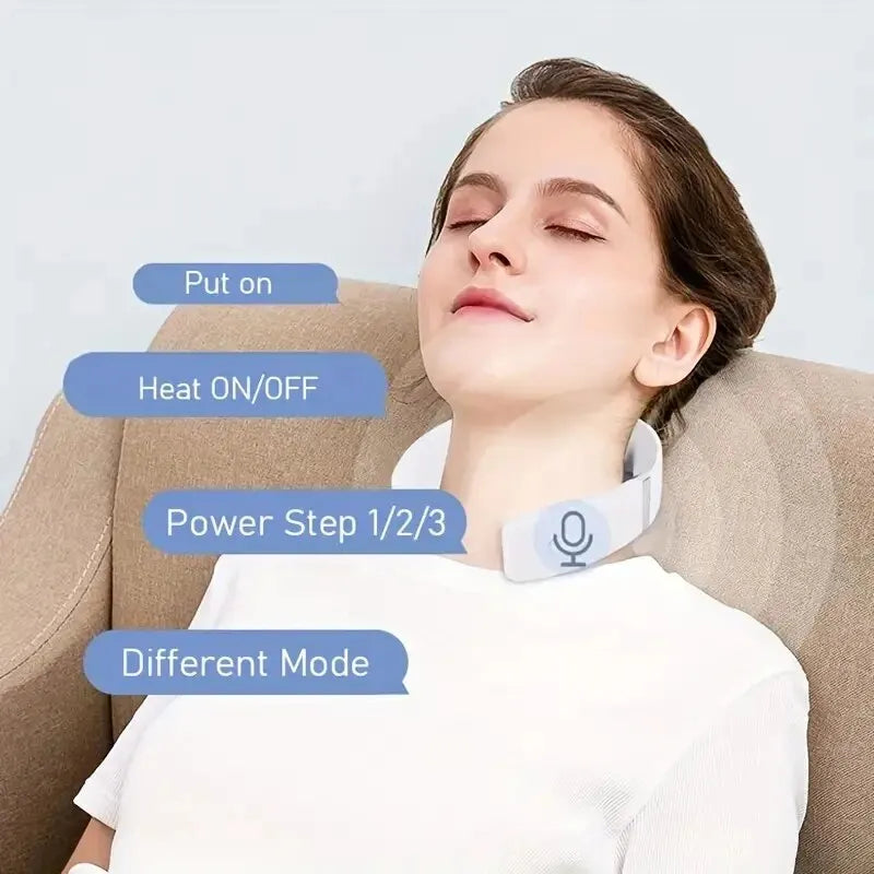 Cervical Spine and Back Massager - Intelligent Hot Compress Kneading Massage Machine