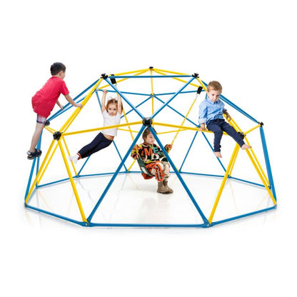 AdventureClimb 10FT Kids Geometric Dome Climber with Convenient Grip