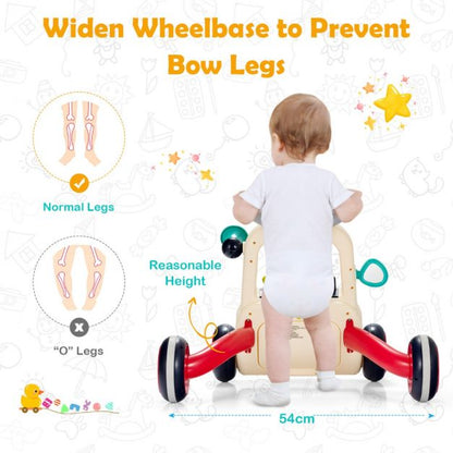 2-in-1 Baby Learning Walker: Featuring Music, Lights, and Designed for Ages 9 Months and Up