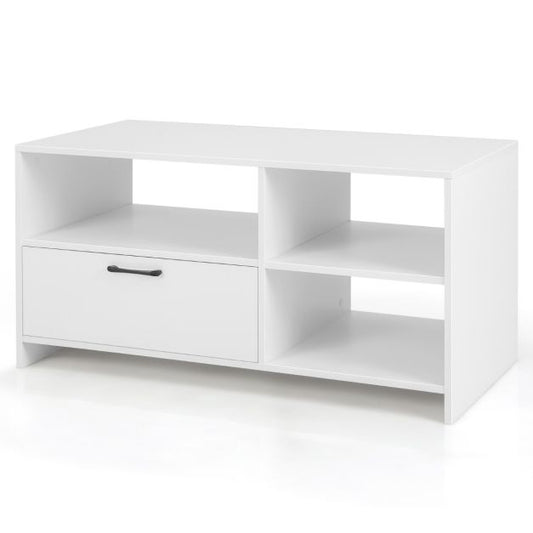 Streamlined Media Hub 3 Compartments, 1 Drawer